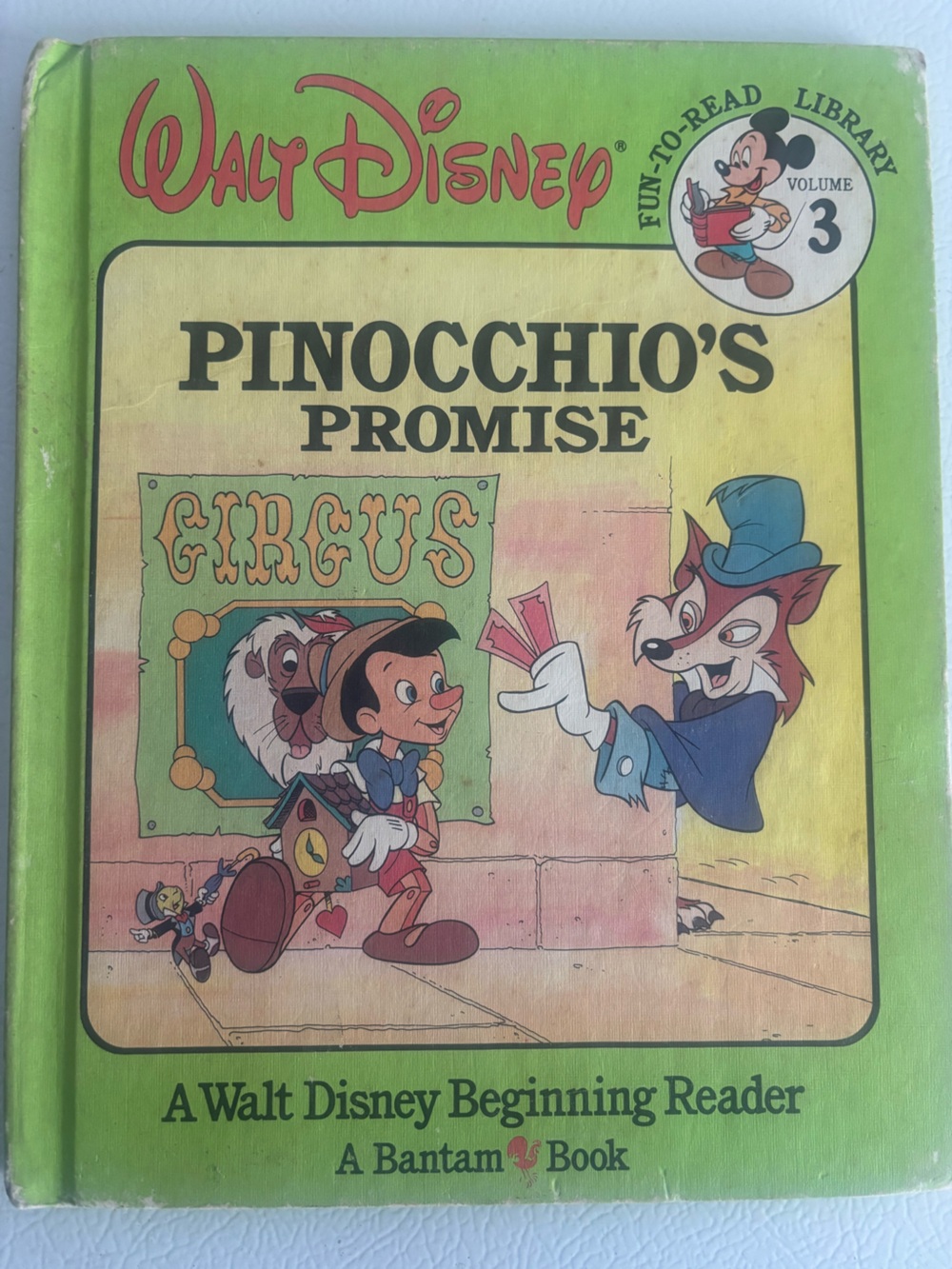 Vintage Disney Pinocchio book